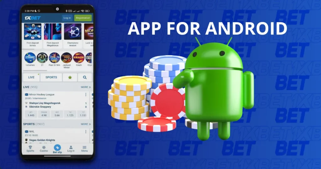 Apl mudah alih 1xBet Malaysia untuk Android