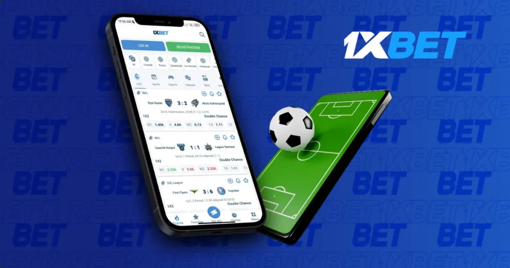 Pertaruhan Sukan dalam aplikasi mudah alih daripada 1xBet Malaysia